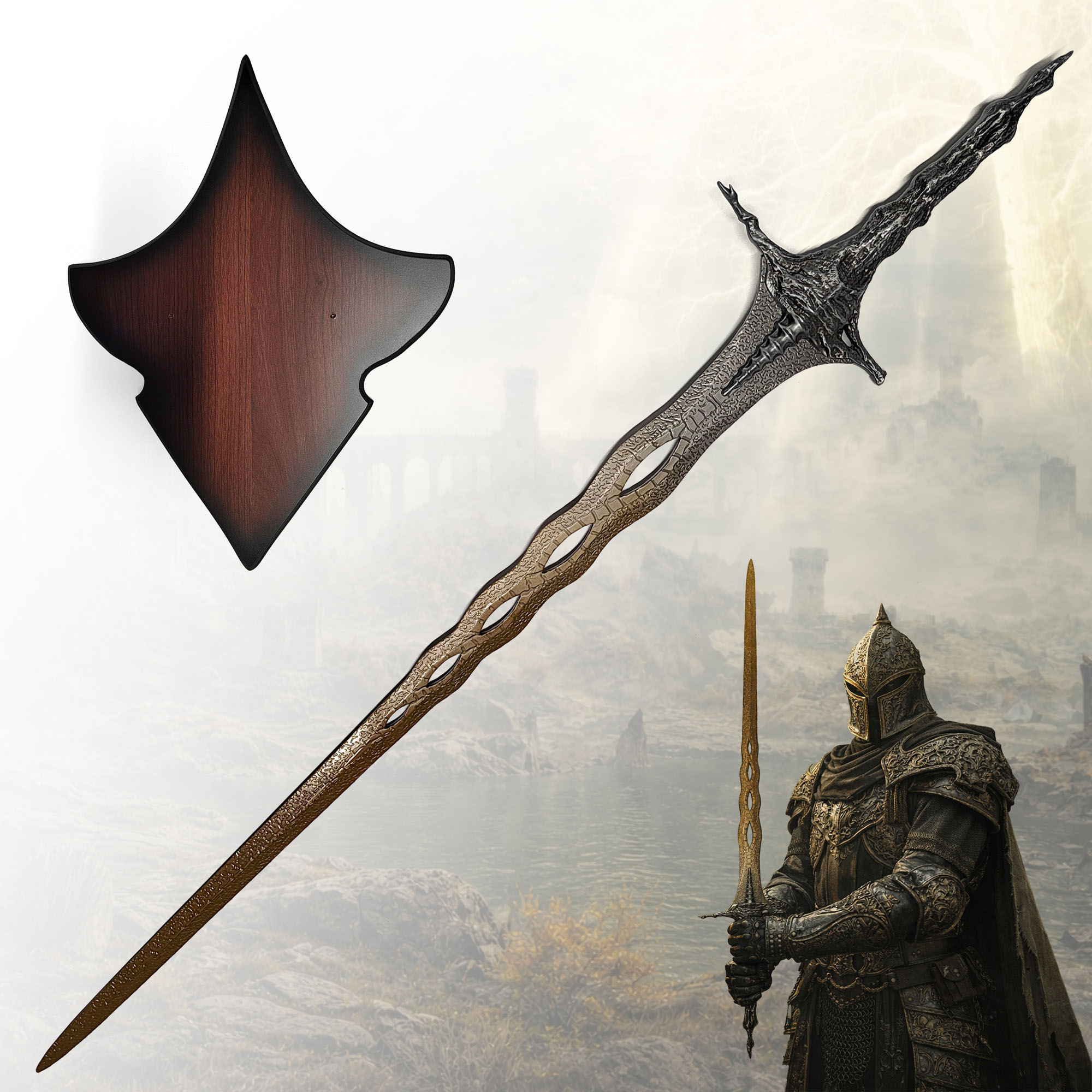 Elden Ring: Heiliges Reliquienschwert  mit Wandhalter